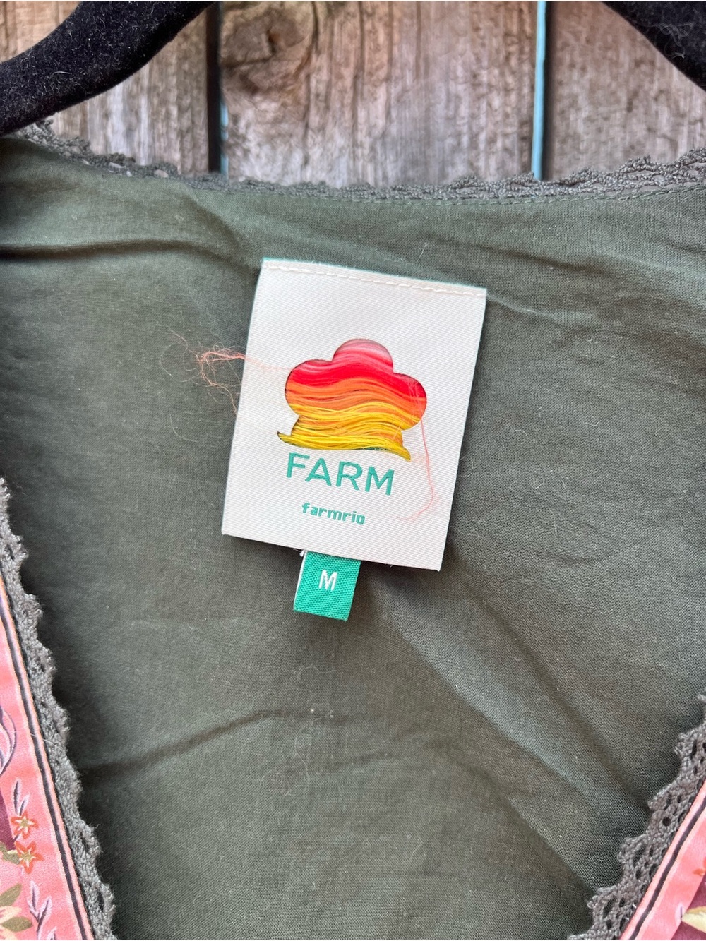 Farm Rio Majestic Garden Peplum Blouse - Picture 5 of 6